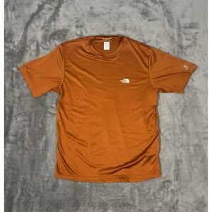 The North Face Flight Series Shirt Orange Short Sleeve Crew Neck Mens Size Small